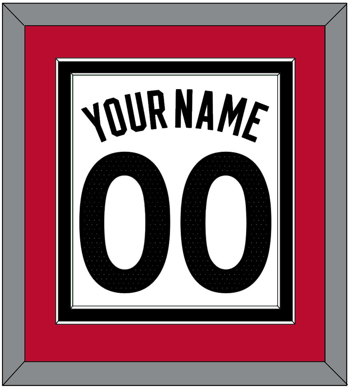 Toronto Name & Number - White Association (2015-2020) - Signature Tier 2