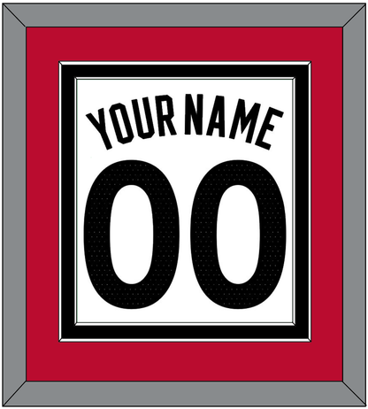 Toronto Name & Number - White Association (2015-2020) - Signature Tier 2