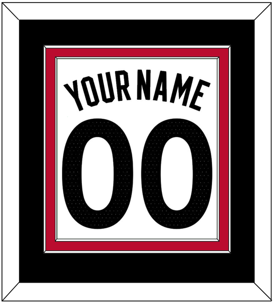 Toronto Name & Number - White Association (2015-2020) - Signature Tier 3