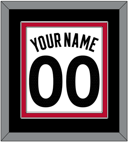 Toronto Name & Number - White Association (2015-2020) - Signature Tier 3