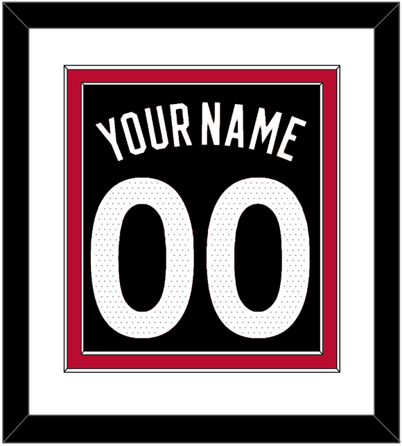 Toronto Name & Number - Black Statement (2015-2020) - Double Mat 1