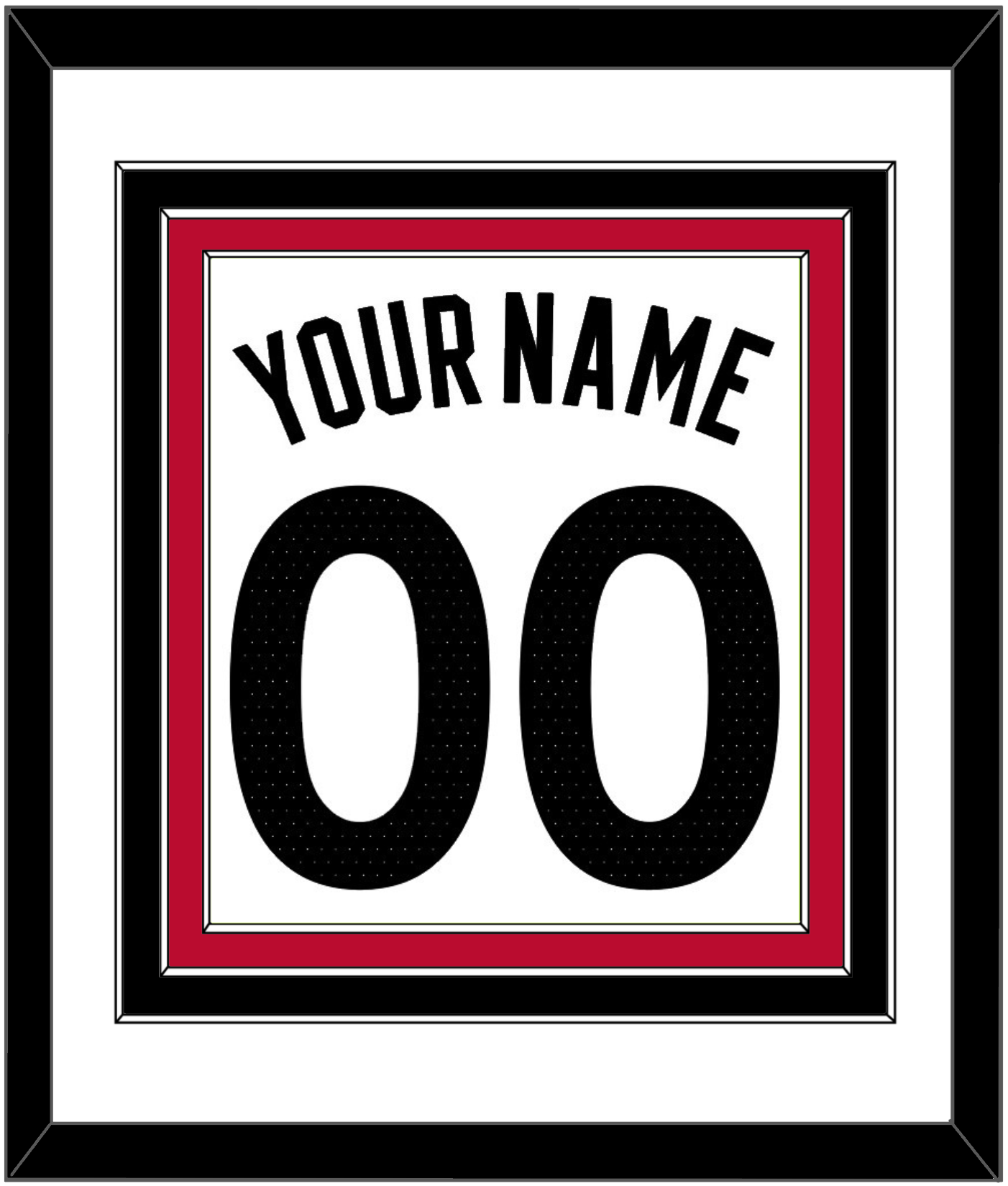 Toronto Name & Number - White Association (2015-2020) - Premier Tier 1