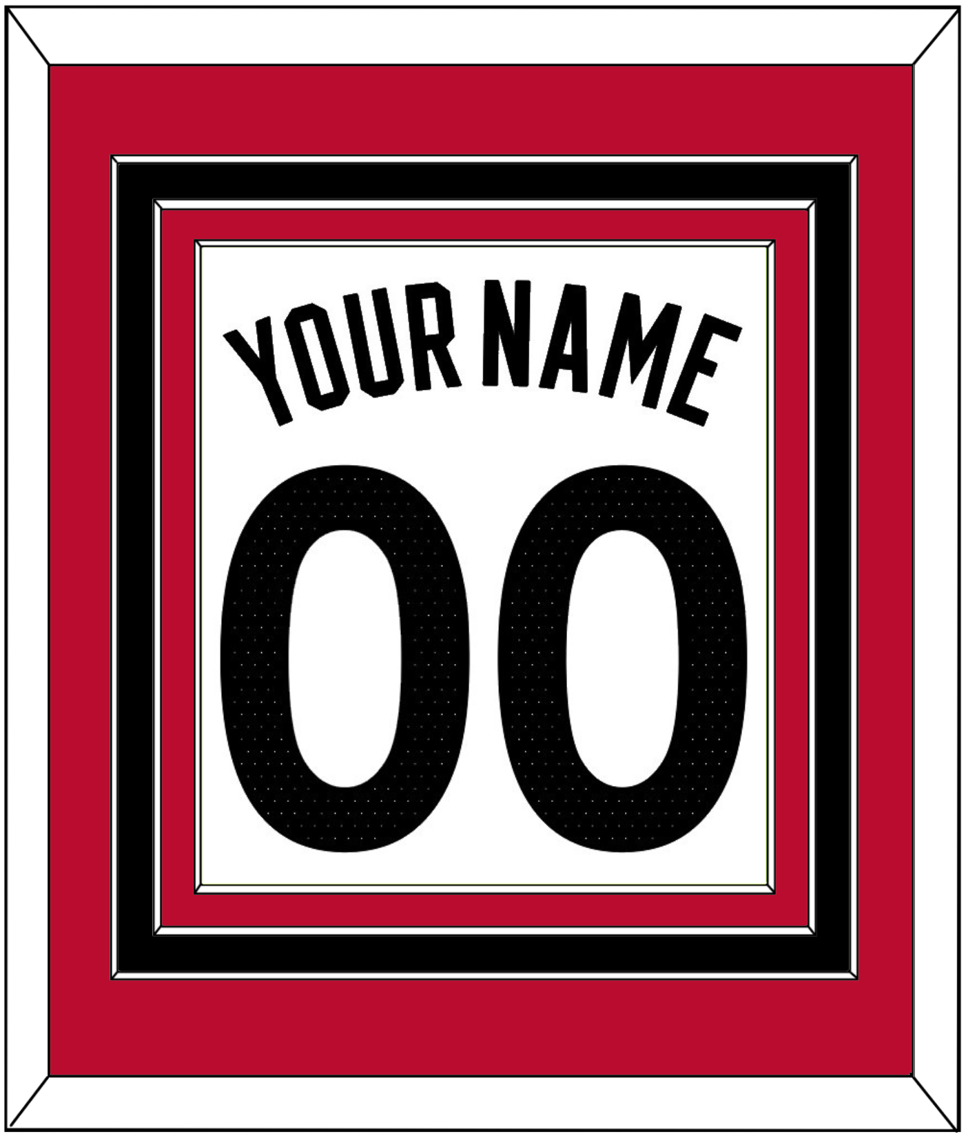 Toronto Name & Number - White Association (2015-2020) - Premier Tier 2