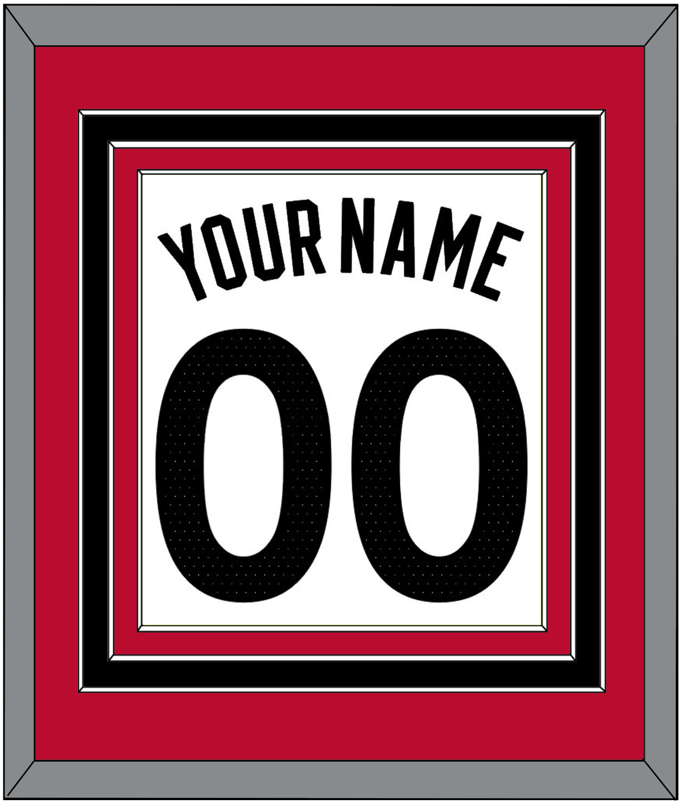 Toronto Name & Number - White Association (2015-2020) - Premier Tier 2