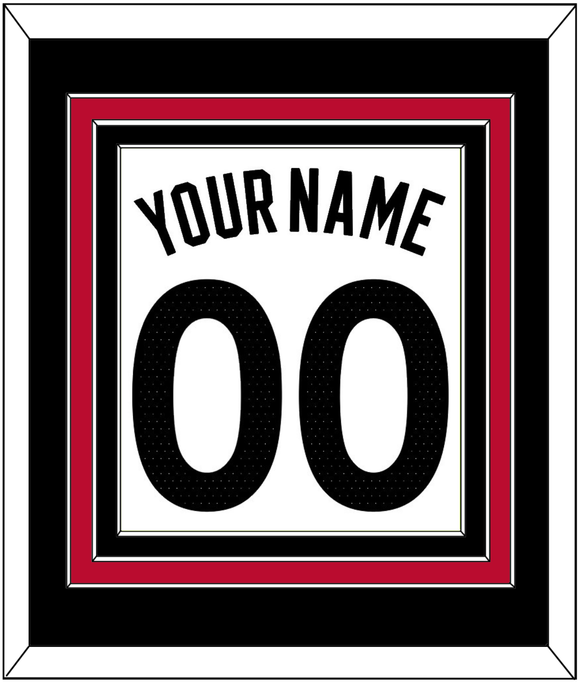 Toronto Name & Number - White Association (2015-2020) - Triple Mat 3