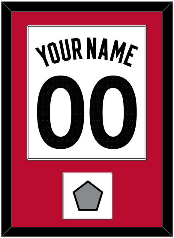 Toronto Name & Number With Finals Patch - White Association (2015-2020) - Single Mat 1
