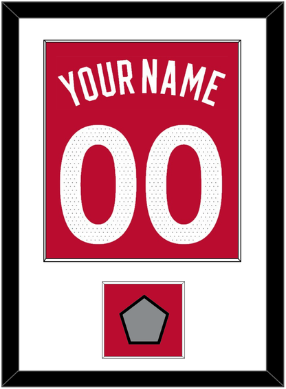 Toronto Name & Number With Finals Patch - Red Icon (2015-2020) - Essential Tier 1