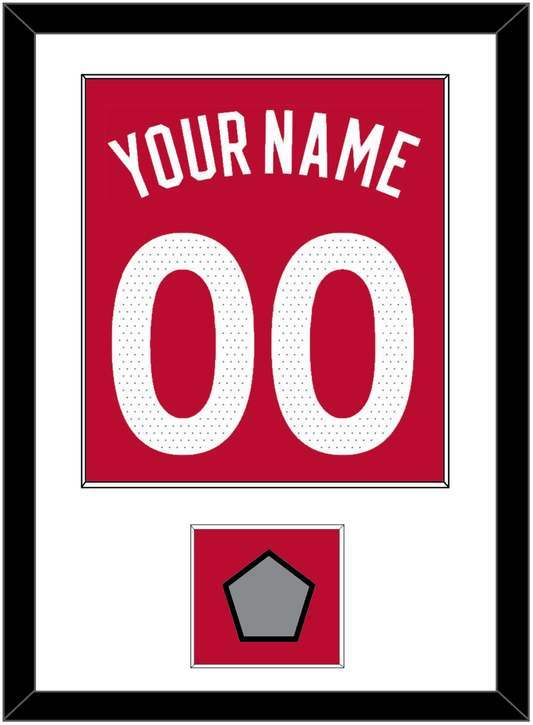 Toronto Name & Number With Finals Patch - Red Icon (2015-2020) - Essential Tier 1