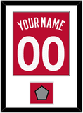 Toronto Name & Number With Champions Patch - Red Icon (2015-2020) - Single Mat 1