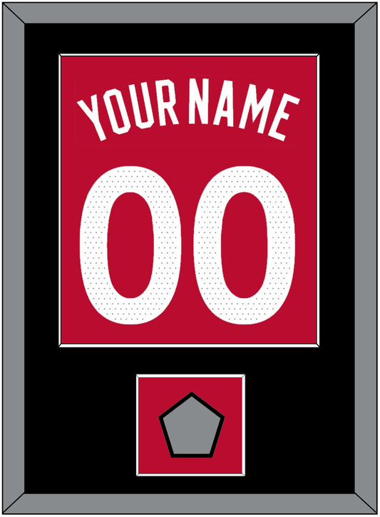 Toronto Name & Number With Finals Patch - Red Icon (2015-2020) - Essential Tier 2