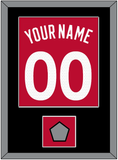 Toronto Name & Number With Champions Patch - Red Icon (2015-2020) - Single Mat 2