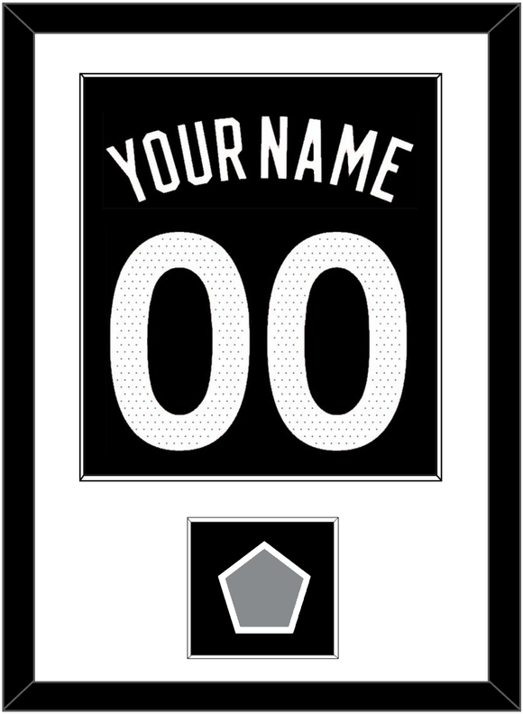 Toronto Name & Number With Finals Patch - Black Statement (2015-2020) - Single Mat 1