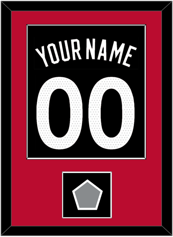 Toronto Name & Number With Finals Patch - Black Statement (2015-2020) - Single Mat 2