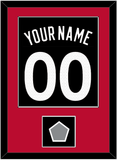 Toronto Name & Number With Finals Patch - Black Statement (2015-2020) - Single Mat 2