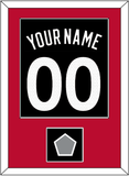 Toronto Name & Number With Finals Patch - Black Statement (2015-2020) - Single Mat 2