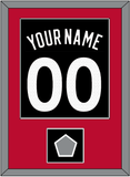 Toronto Name & Number With Finals Patch - Black Statement (2015-2020) - Single Mat 2