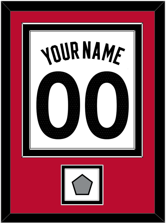 Toronto Name & Number With Champions Patch - White Association (2015-2020) - Double Mat 2
