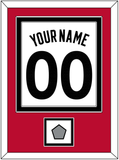 Toronto Name & Number With Finals Patch - White Association (2015-2020) - Double Mat 2