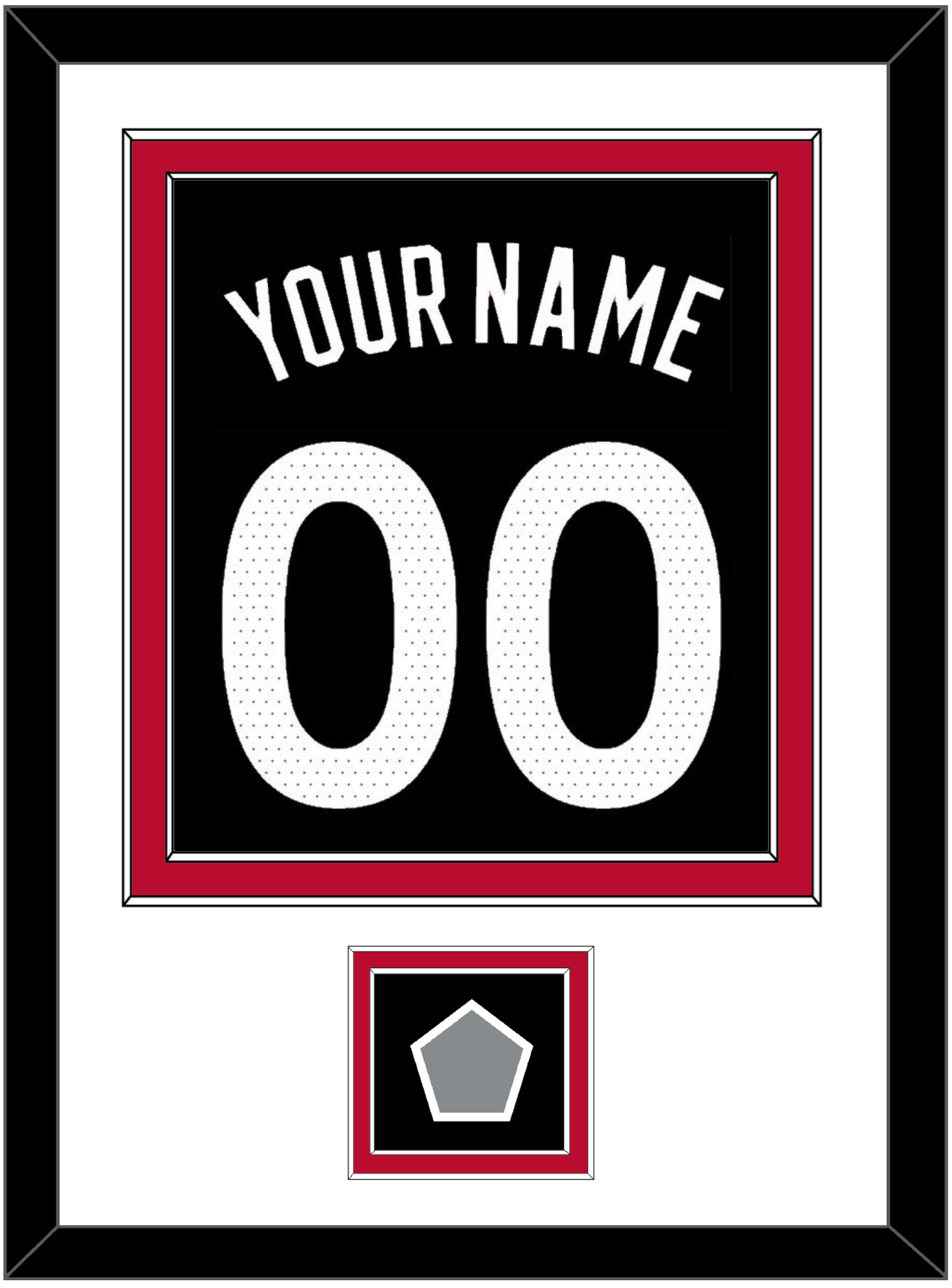 Toronto Name & Number With Finals Patch - Black Statement (2015-2020) - Signature Tier 1