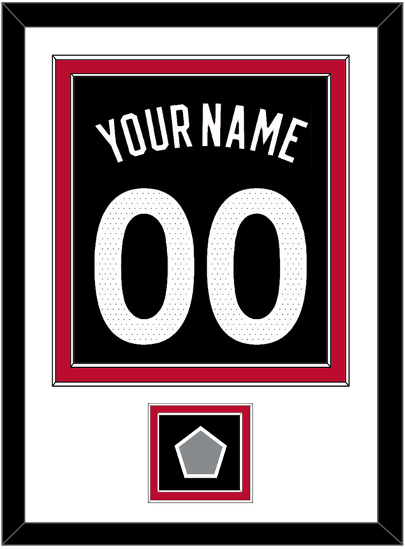 Toronto Name & Number With Champions Patch - Black Statement (2015-2020) - Double Mat 1