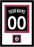 Toronto Name & Number With Finals Patch - Black Statement (2015-2020) - Double Mat 1