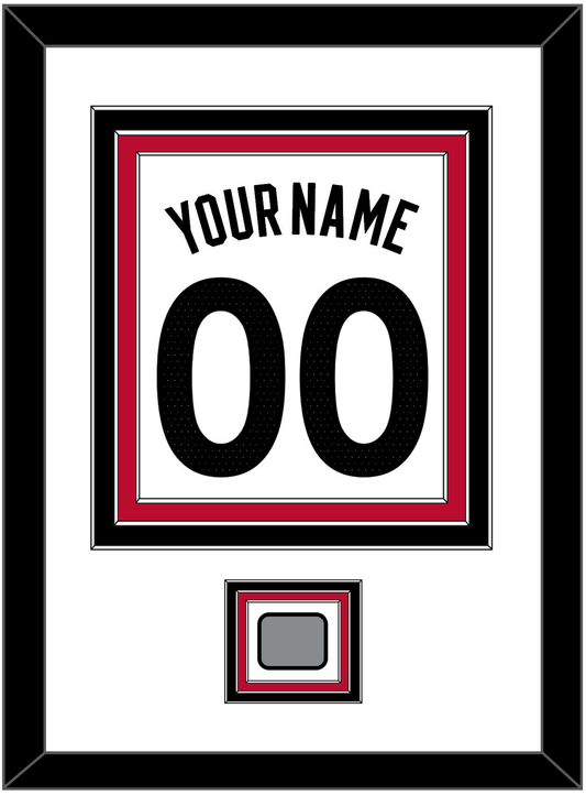 Toronto Name & Number With Finals Patch - White Association (2015-2020) - Premier Tier 1
