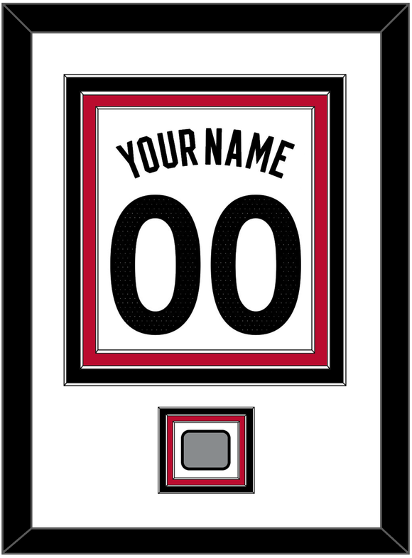 Toronto Name & Number With Finals Patch - White Association (2015-2020) - Triple Mat 1