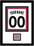 Toronto Name & Number With Finals Patch - White Association (2015-2020) - Triple Mat 1