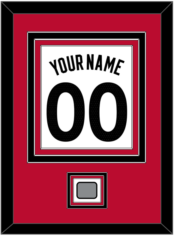 Toronto Name & Number With Finals Patch - White Association (2015-2020) - Triple Mat 2