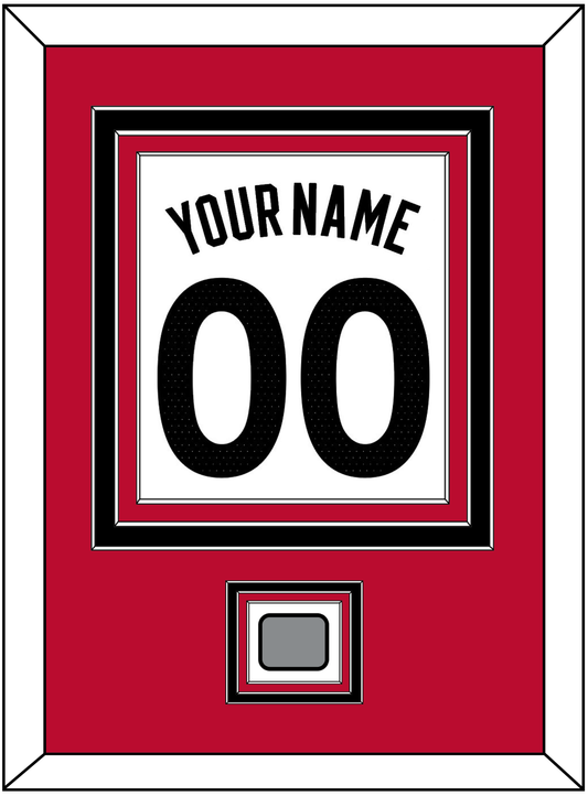 Toronto Name & Number With Finals Patch - White Association (2015-2020) - Premier Tier 2