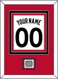 Toronto Name & Number With Finals Patch - White Association (2015-2020) - Triple Mat 2