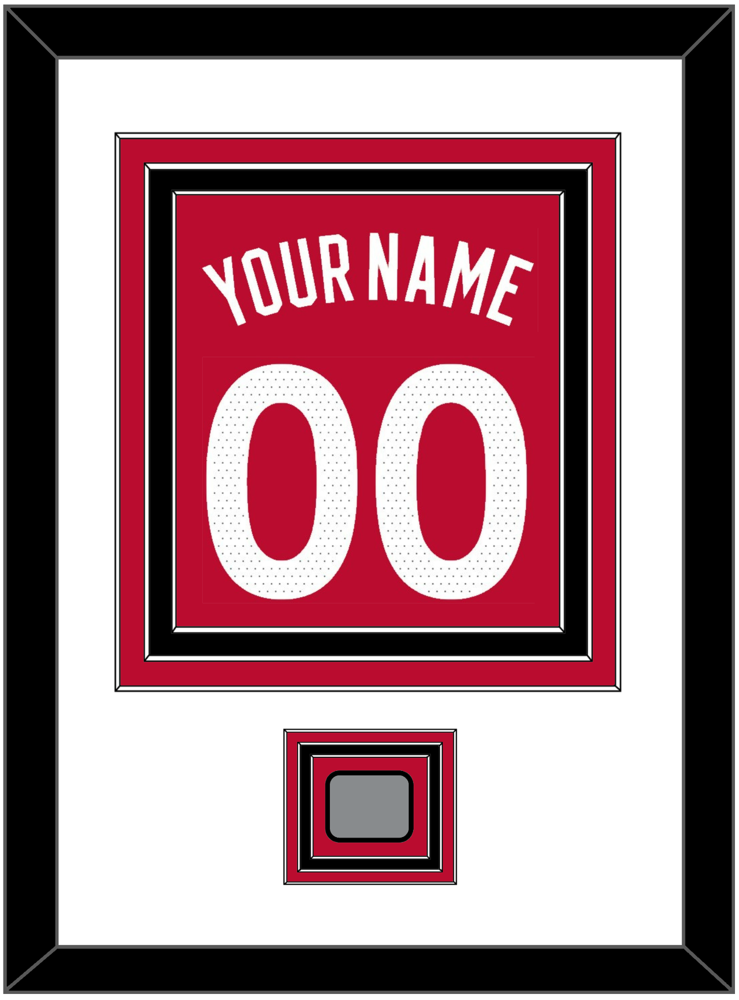 Toronto Name & Number With Finals Patch - Red Icon (2015-2020) - Premier Tier 1