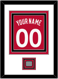 Toronto Name & Number With Finals Patch - Red Icon (2015-2020) - Triple Mat 1