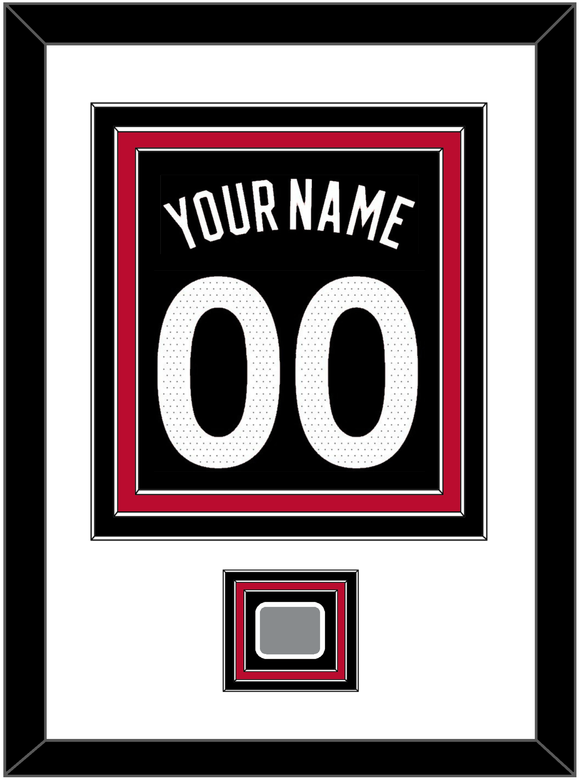 Toronto Name & Number With Champions Patch - Black Statement (2015-2020) - Triple Mat 1