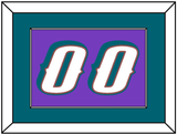 Utah Number - Road Purple (1996-2004) - Single Mat 2