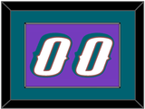 Utah Number - Road Purple (1996-2004) - Single Mat 2