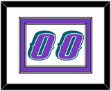 Utah Number - Home White (1996-2004) - Double Mat 1