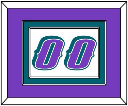 Utah Number - Home White (1996-2004) - Signature Tier 2