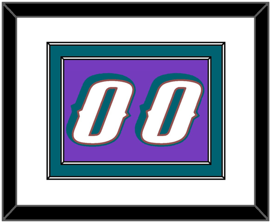 Utah Number - Road Purple (1996-2004) - Signature Tier 1