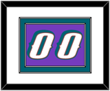 Utah Number - Road Purple (1996-2004) - Double Mat 1