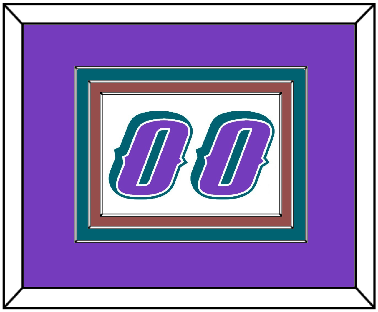Utah Number - Home White (1996-2004) - Premier Tier 2