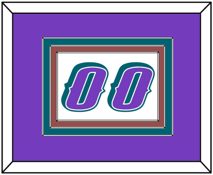 Utah Number - Home White (1996-2004) - Premier Tier 2
