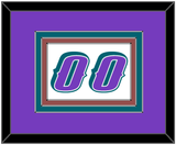 Utah Number - Home White (1996-2004) - Triple Mat 2