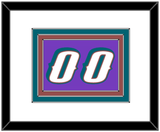 Utah Number - Road Purple (1996-2004) - Triple Mat 1