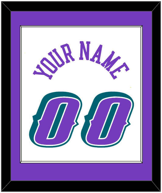 Utah Name & Number - Home White (1996-2004) - Essential Tier 1