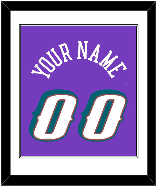 Utah Name & Number - Road Purple (1996-2004) - Essential Tier 1