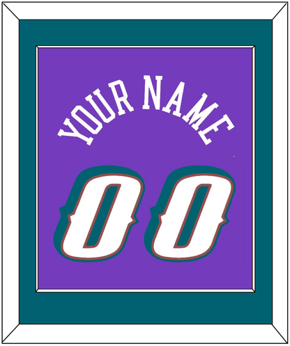 Utah Name & Number - Road Purple (1996-2004) - Essential Tier 2