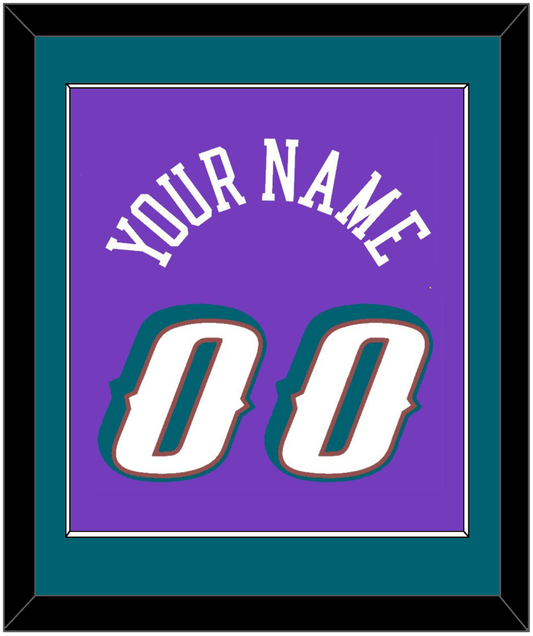 Utah Name & Number - Road Purple (1996-2004) - Essential Tier 2