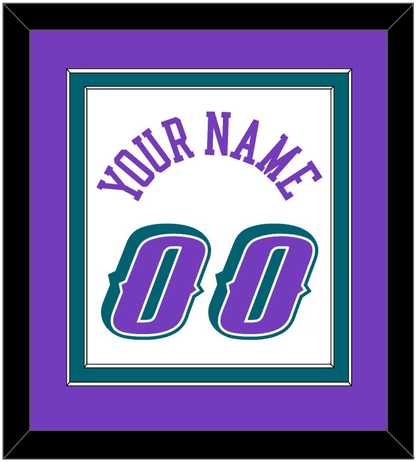 Utah Name & Number - Home White (1996-2004) - Signature Tier 2
