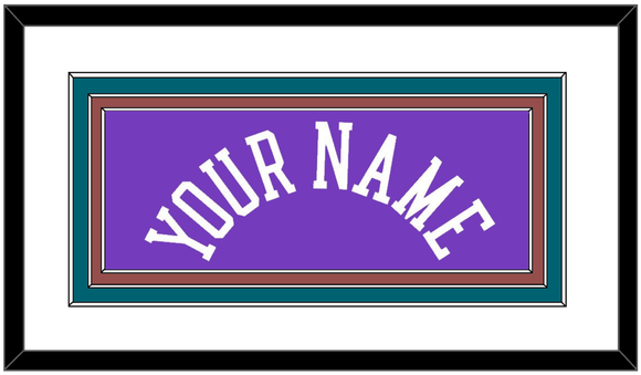 Utah Name - Road Purple (1996-2004) - Triple Mat 1